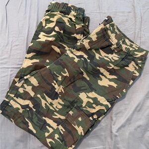 Women's Cargo Camouflage Pants
